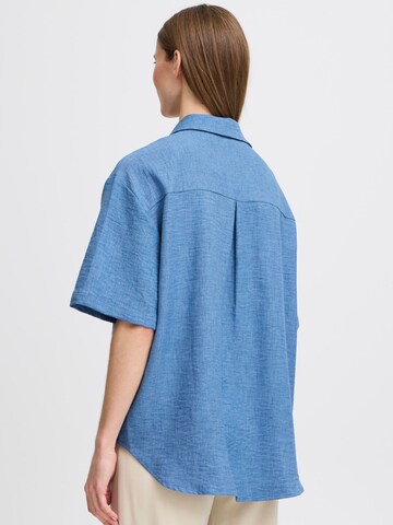 b.young Blouse 'Gaiya' in Blauw