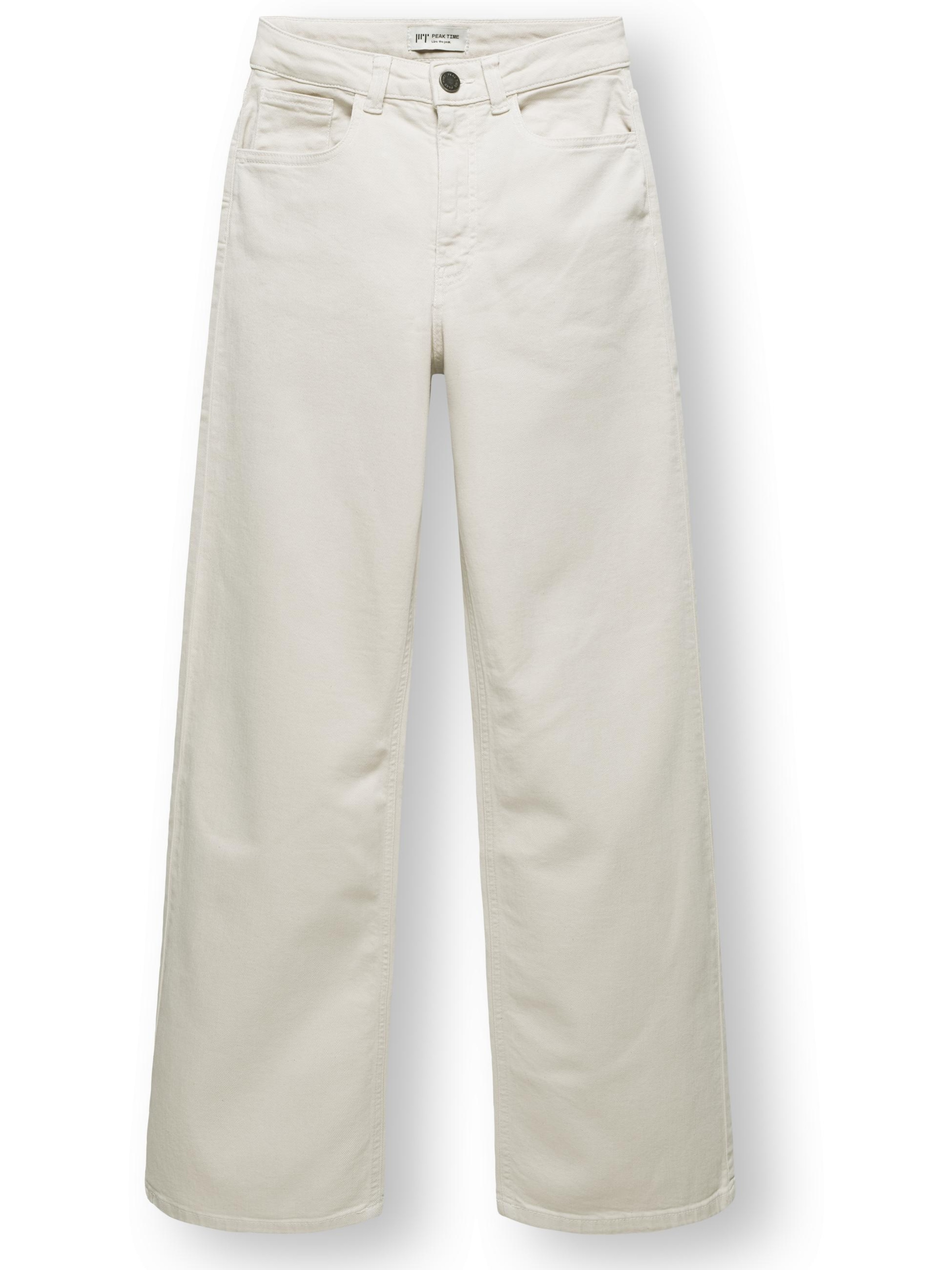 Wide Leg Jean 'Cyrele' Peak Time en gris : devant