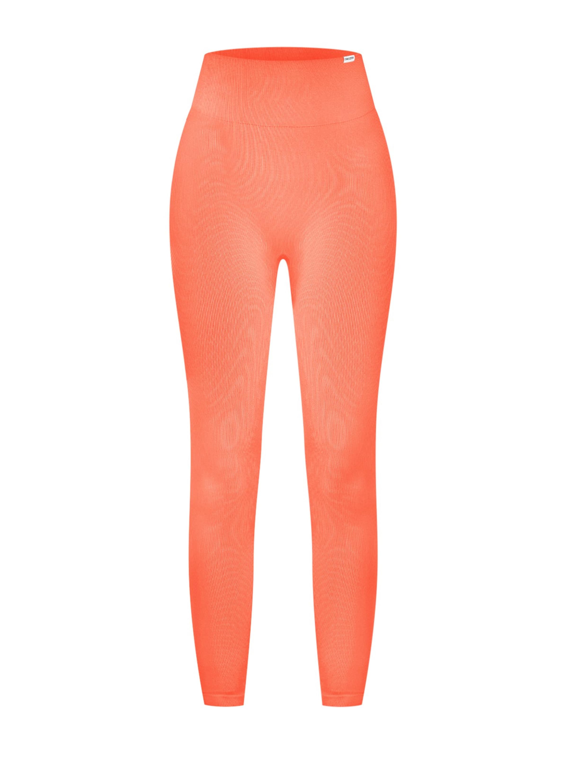 Smilodox Amaze Pro Scrunch High Waist Seamless in Orange: Vorderseite