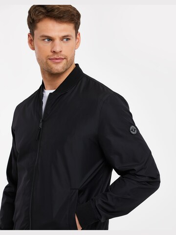 Threadbare Between-season jacket 'Rudie' in Black