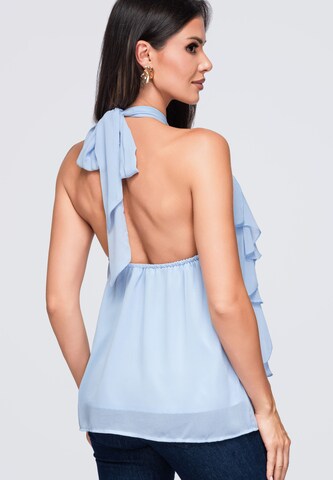 Ombre Top in Blauw