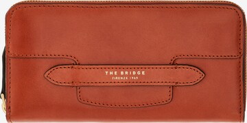 The Bridge Wallet 'Lucrezia' in Orange: front