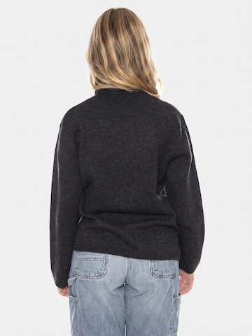 elvine Sweter 'Erelin Linen Charcoal -- Women's Turtleneck Grey Women's' w kolorze szary