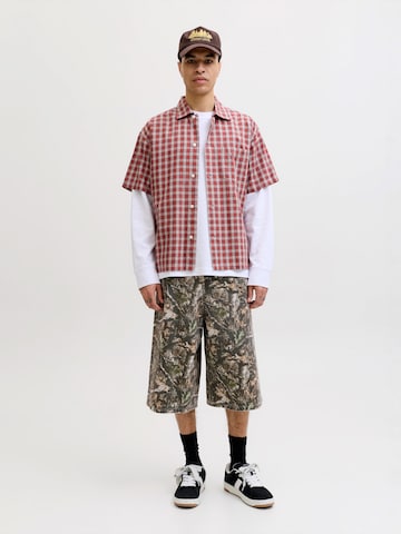 JACK & JONES Baggy Τζιν 'JJIBILLY JJORIGINAL' σε πράσινο