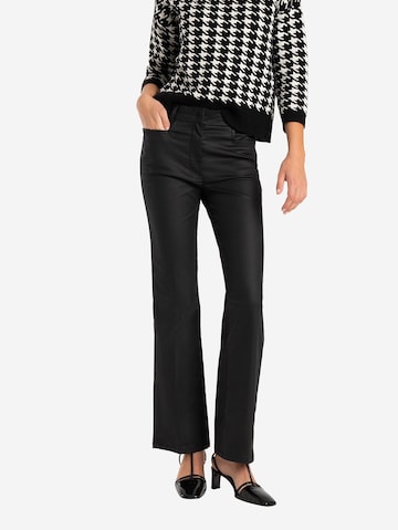 MORE & MORE Flared Pantalon in Zwart: voorkant