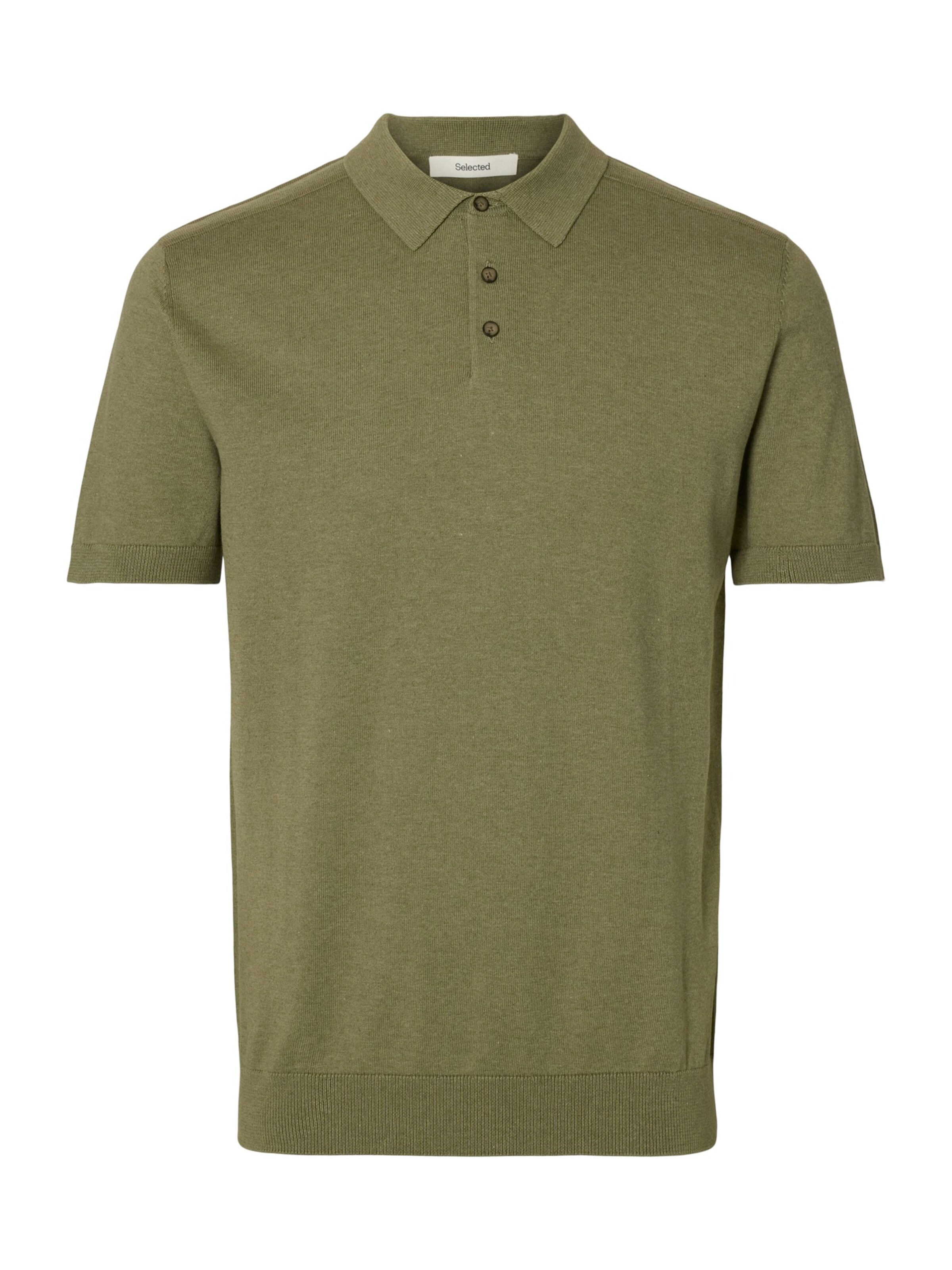 SELECTED Trui 'SLHBERG' in Groen: voorkant