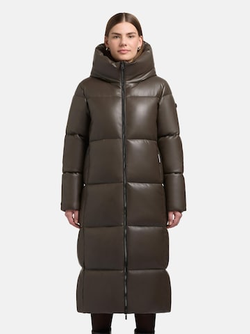 khujo Wintermantel 'Destiny' in Braun: Vorderseite