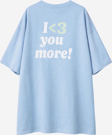 Worldclassca Oversizeshirt in Blau: Vorderseite