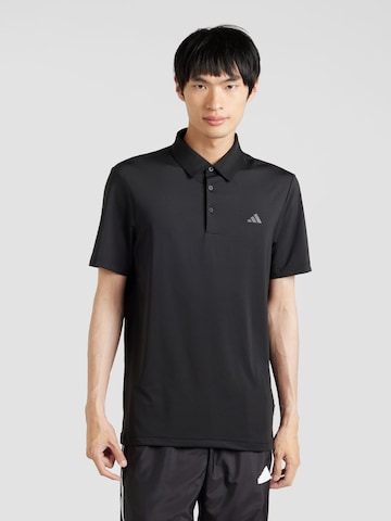 T-Shirt fonctionnel ADIDAS GOLF en noir : devant