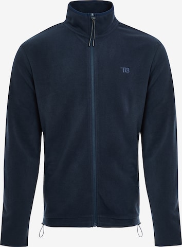 ThreadbareFlis jakna 'Pendle' - plava boja: prednji dio