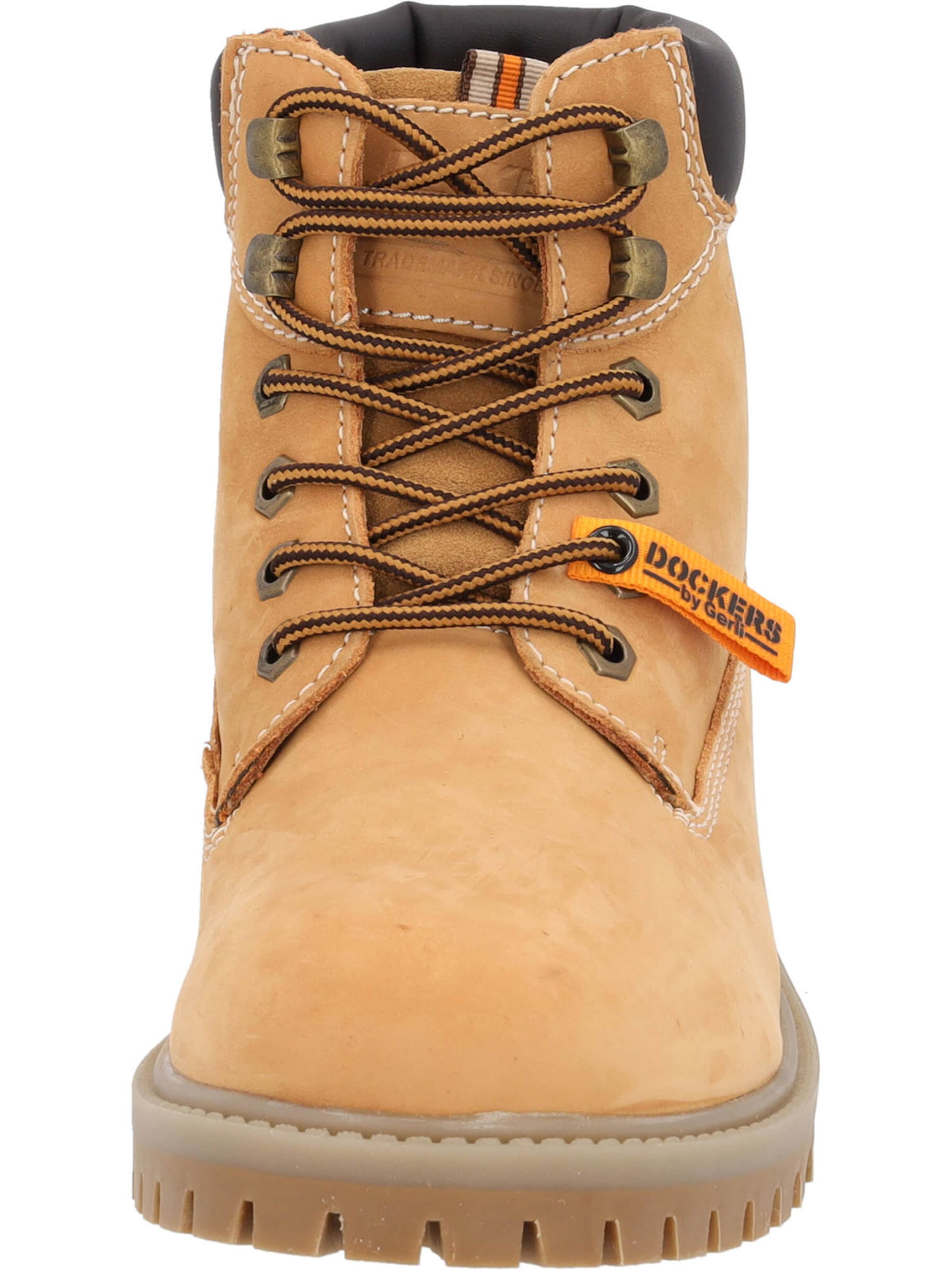 Dockers by Gerli Schnürboots '53AX103' in Gelb