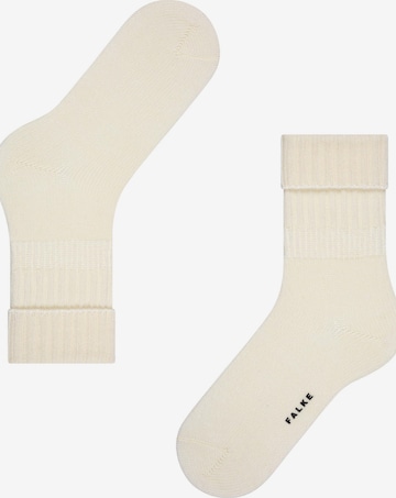 FALKE Socken 'Striggings Rib' in Weiß: Vorderseite