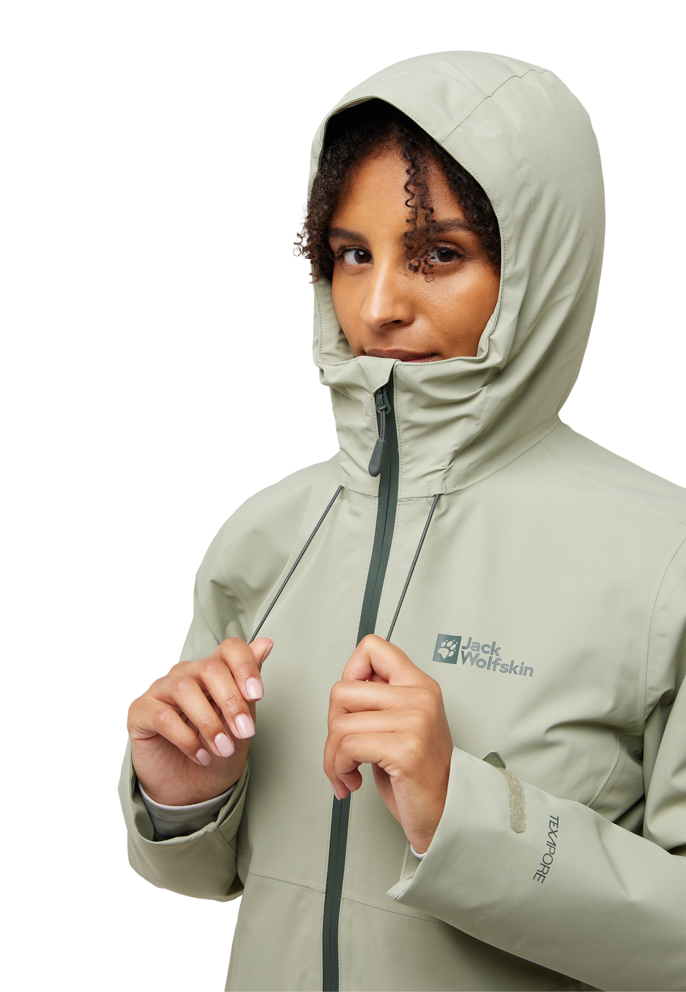 JACK WOLFSKIN Outdoorjacke in Grün