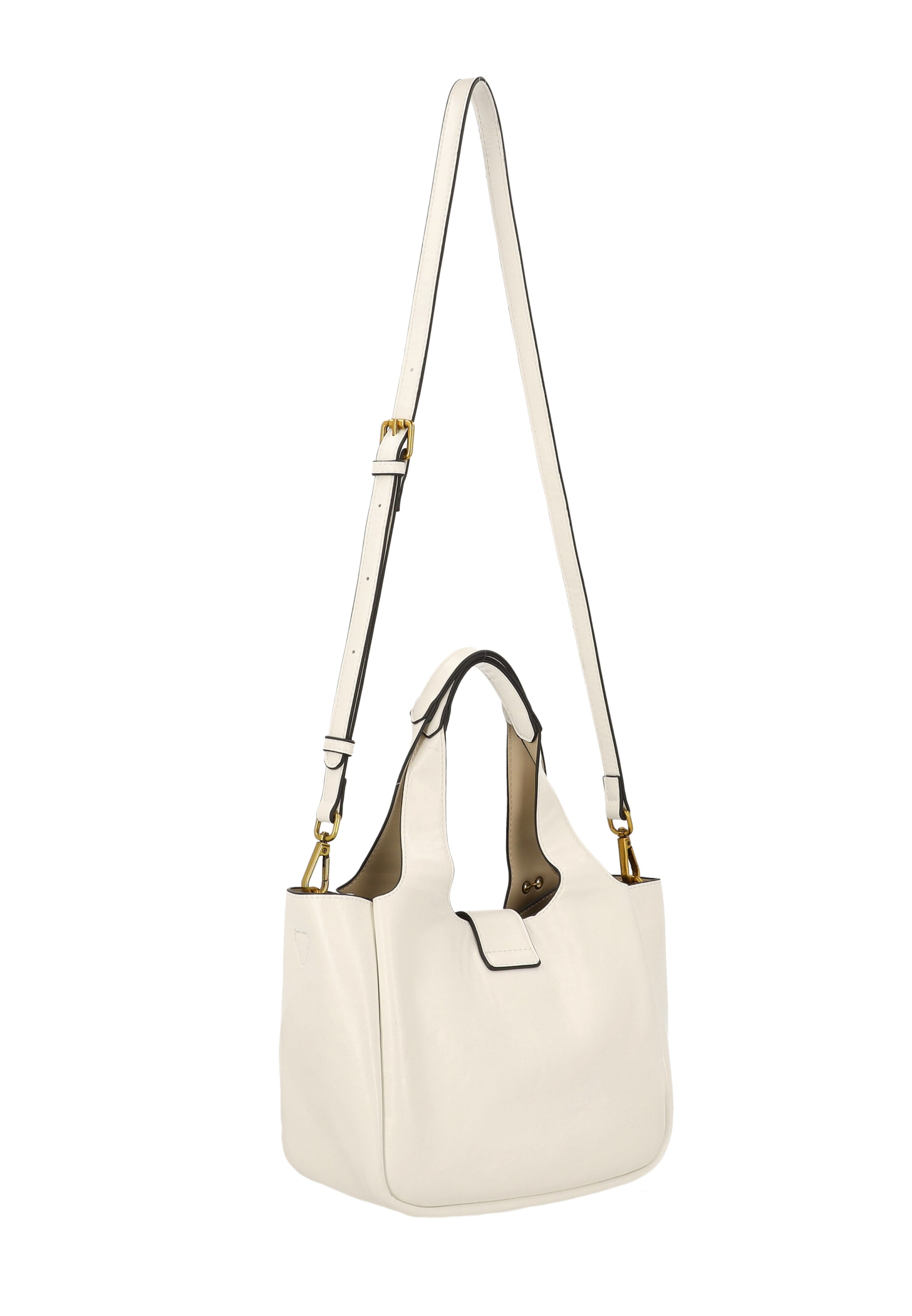 MYMO - Bolso de mano 'Pop Eyetheme' en blanco