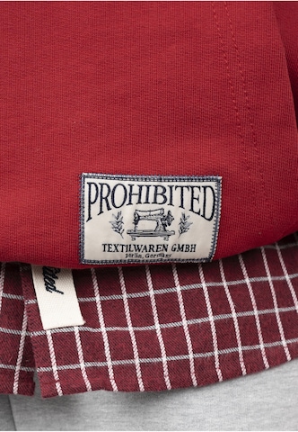 Prohibited Sweatshirt in Red