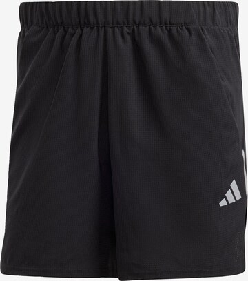 ADIDAS PERFORMANCE Regular Workout Pants in Black: front