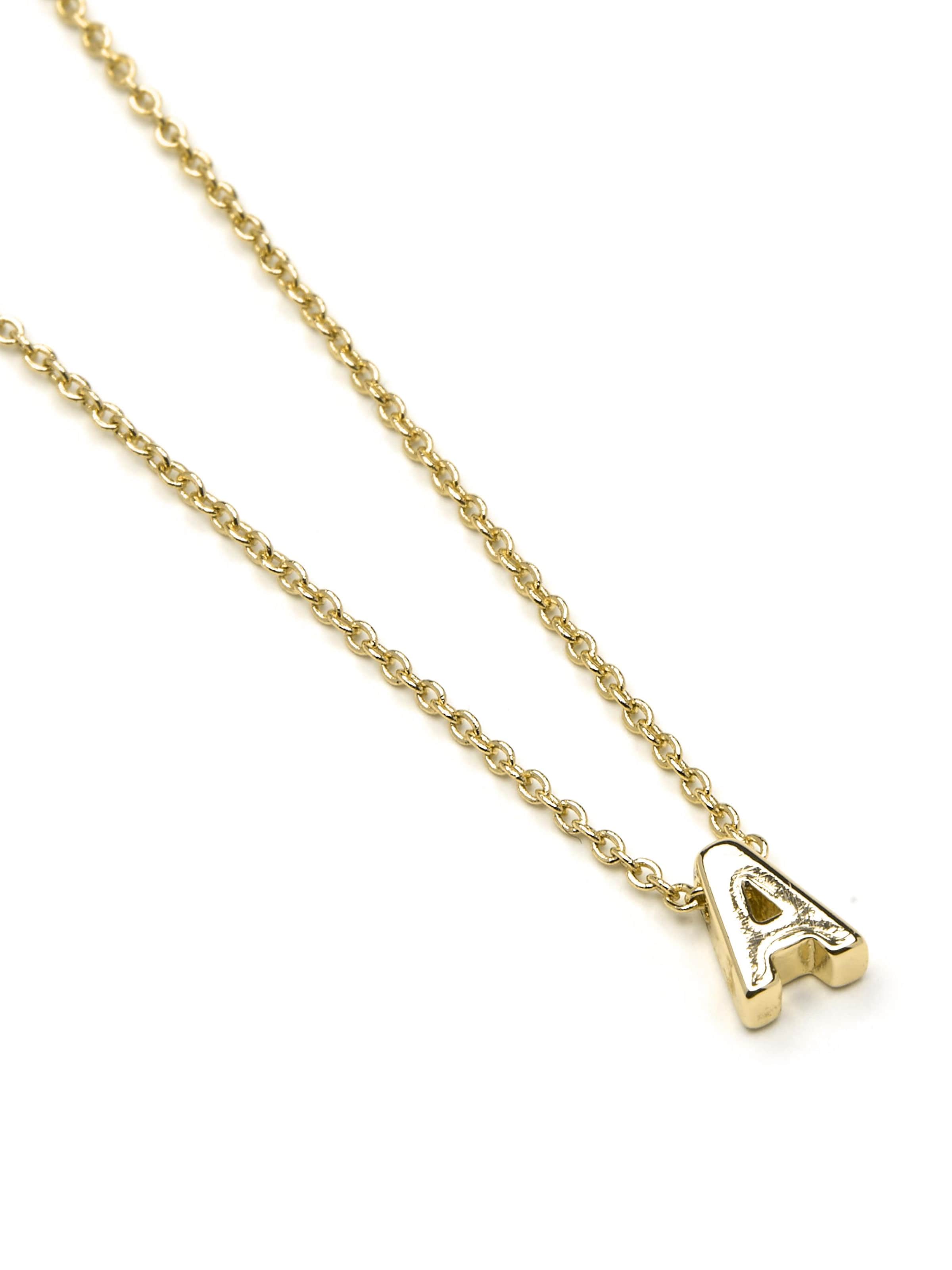 Chaîne 'Alphabet A' Luxenter en or
