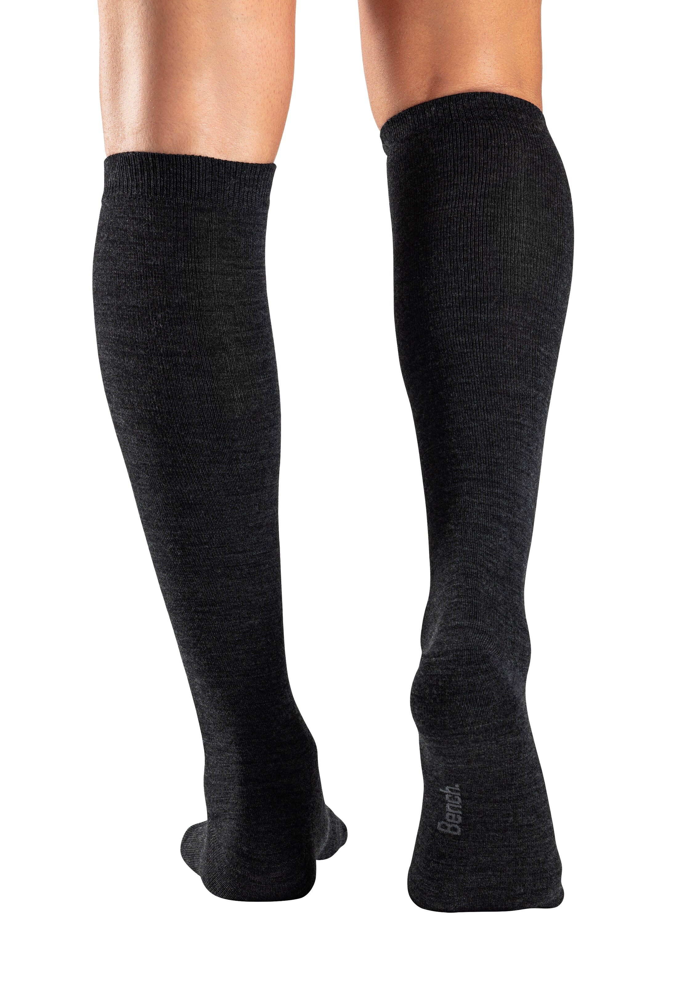 BENCH Kniestrümpfe in Grau