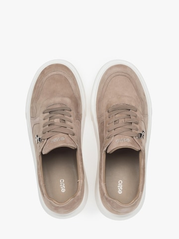 Estro Sneakers laag '201-2202-37' in Bruin