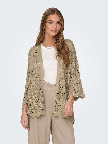 JDY Strickjacke 'NATASCHA' in Beige: predná strana