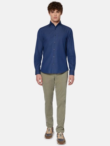 Coupe regular Chemise Boggi Milano en bleu