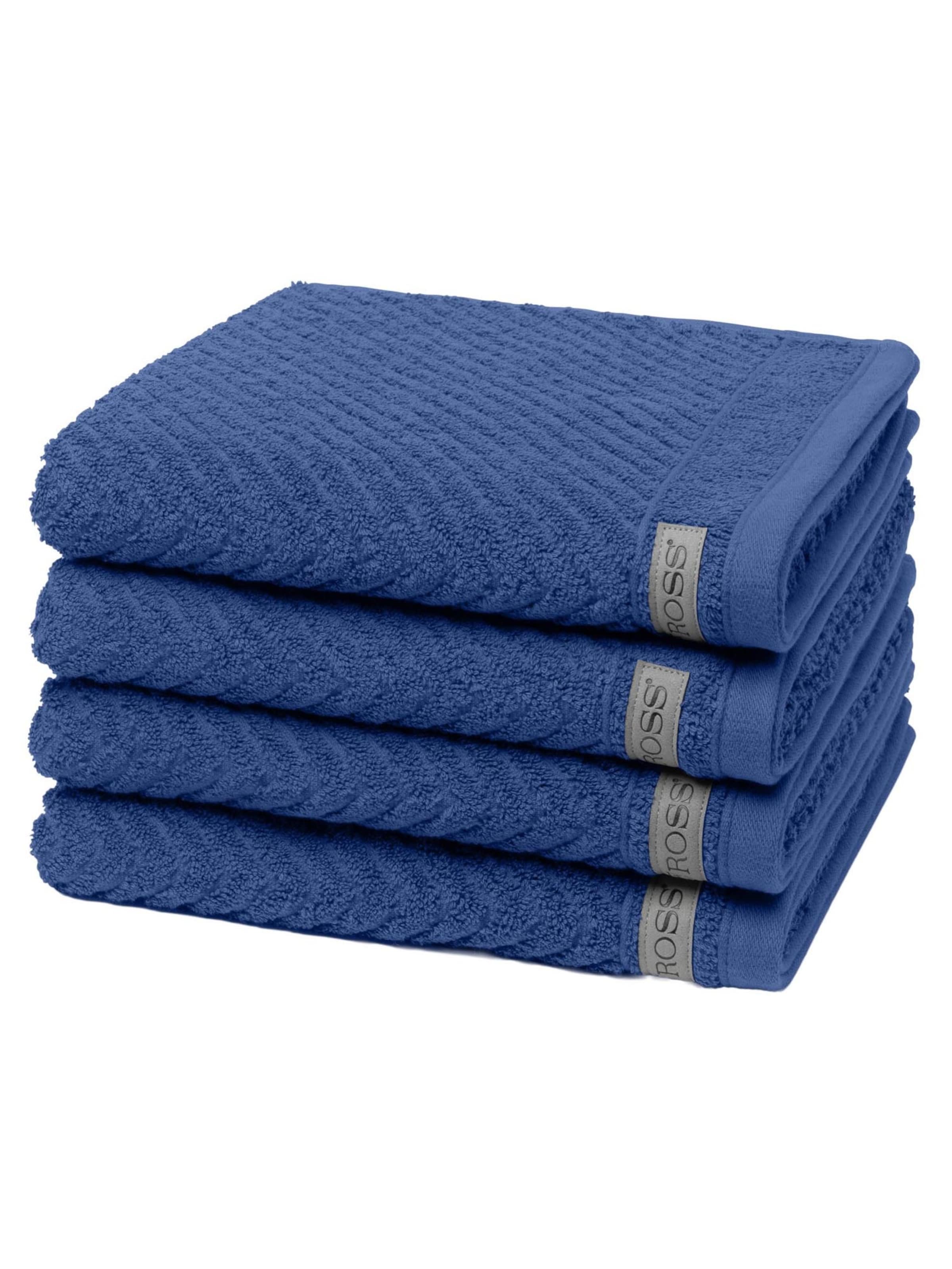 ROSS Handtuch 'Smart'‌‌‌‌‌‌‌‌‌‌ in Blau: Vorderseite