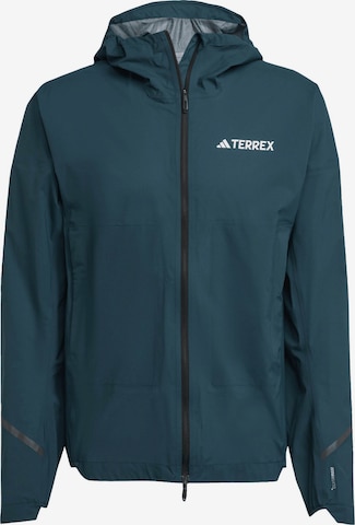 ADIDAS TERREX Athletic Jacket 'Xperior' in Green: front