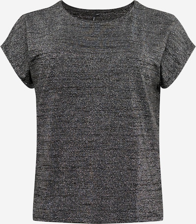 ONLY Curve T-Shirt 'MELANIE' in schwarzmeliert, Produktansicht