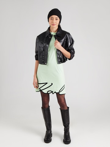 Robe Karl Lagerfeld en vert