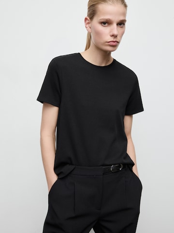 MANGO Shirt 'RITI' in Zwart: voorkant