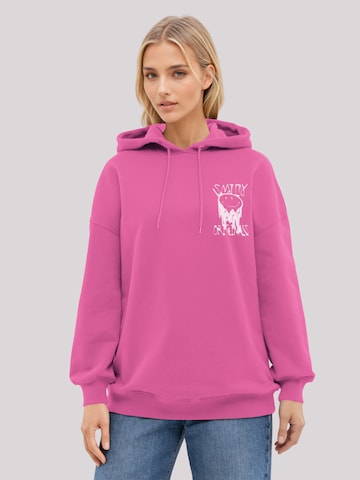 Sweat-shirt 'Smiley Originals Punk Drip Streetwear' F4NT4STIC en rose : devant