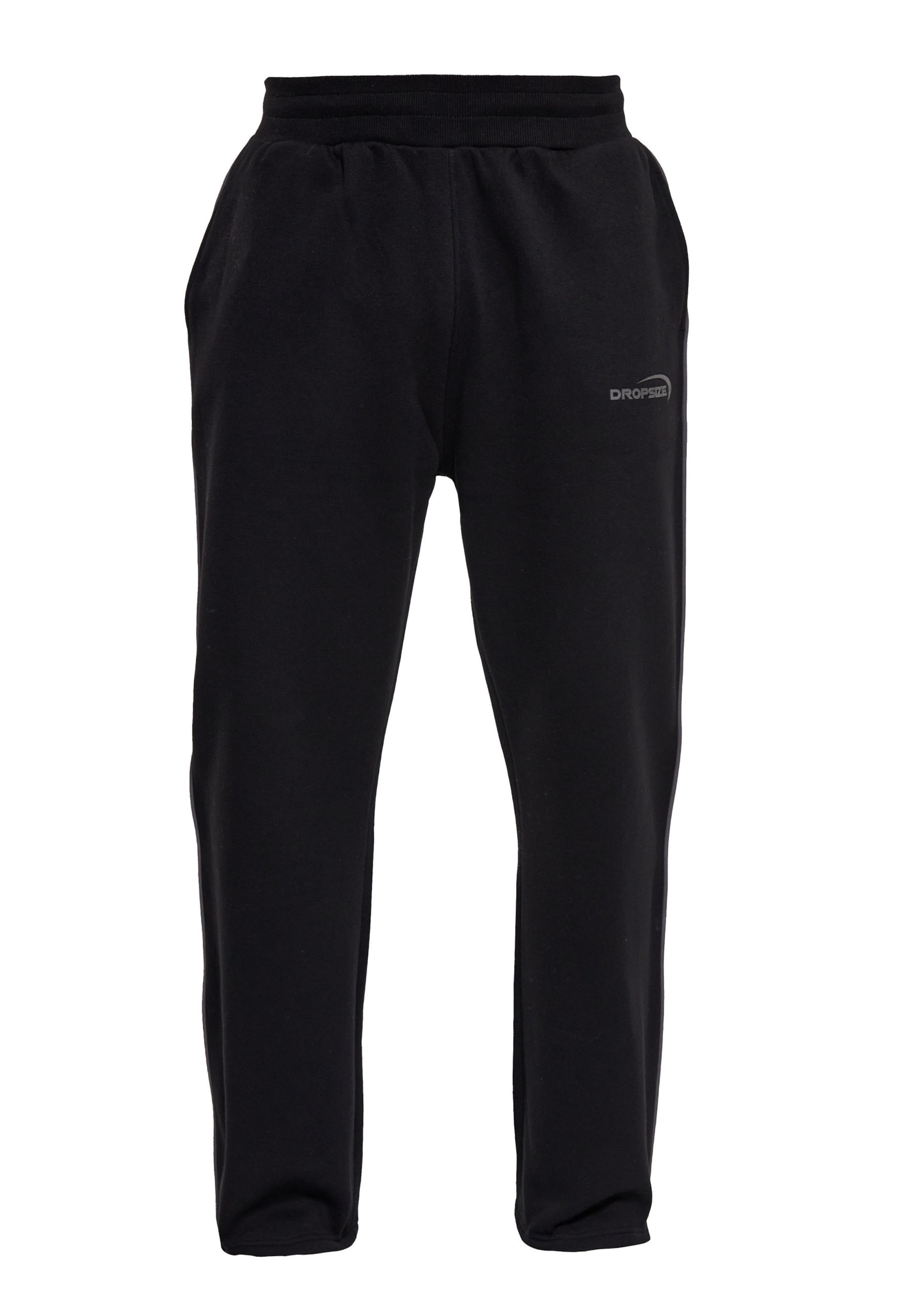Dropsize - Pantalón en negro: frente