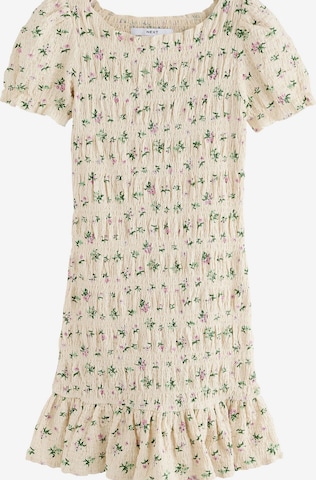 Rochie de la Next pe bej: față