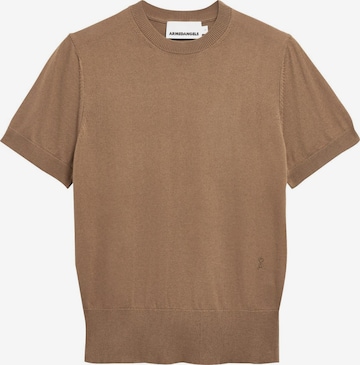 ARMEDANGELS T-Shirt FINE KNIT in Braun: Vorderseite