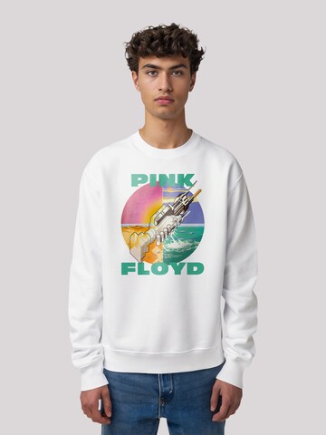 Sweat-shirt 'Pink Floyd Wish You Were Here' F4NT4STIC en blanc : devant