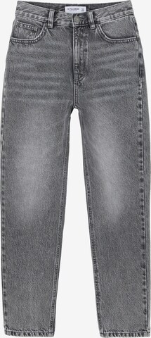 Loosefit Jean Pull&Bear en gris : devant