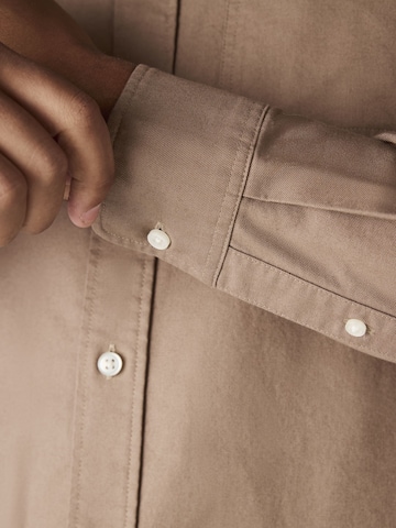 pelēks Next Slim fit Krekls