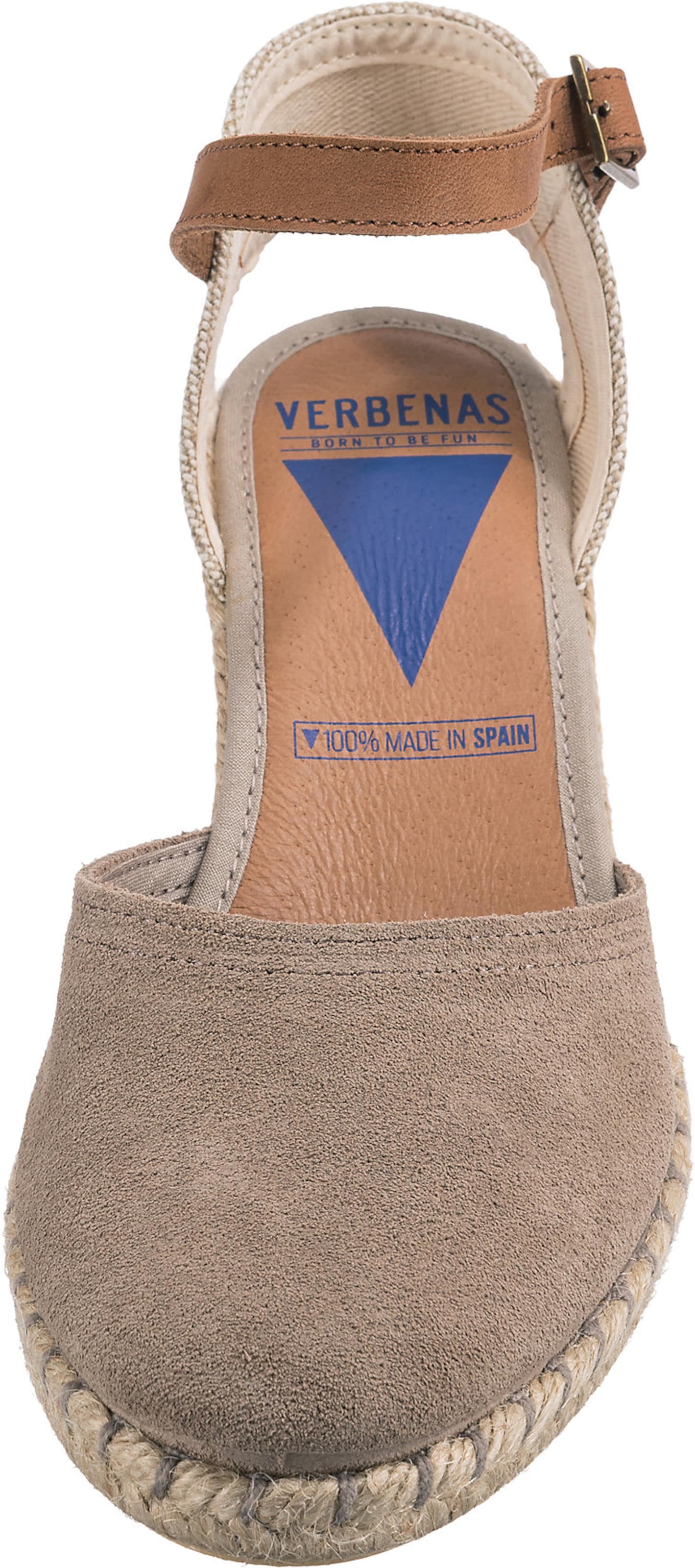 VERBENAS Sandals 'Malena Serraje' in Grey