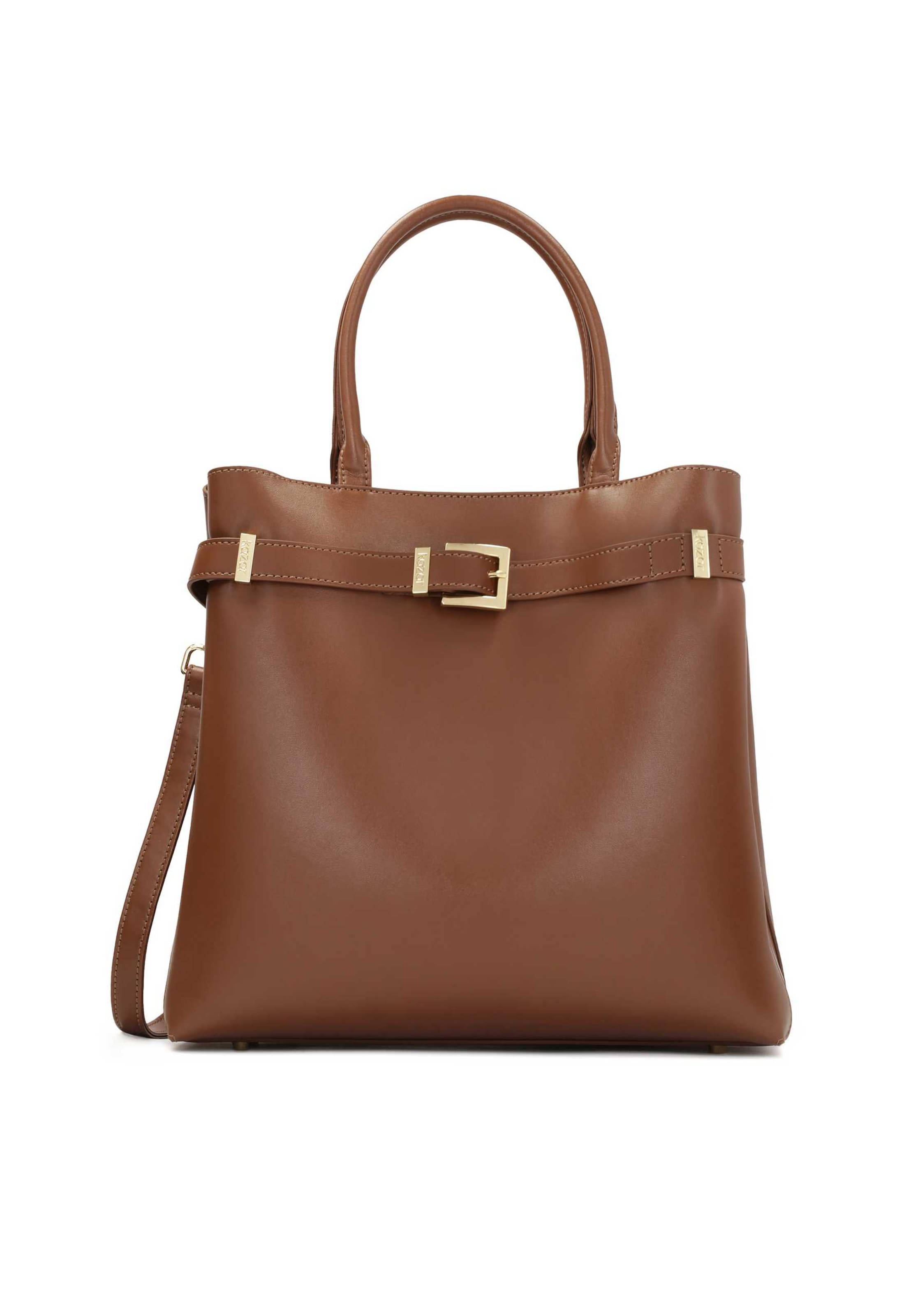Kazar Handtasche in Braun: Vorderseite