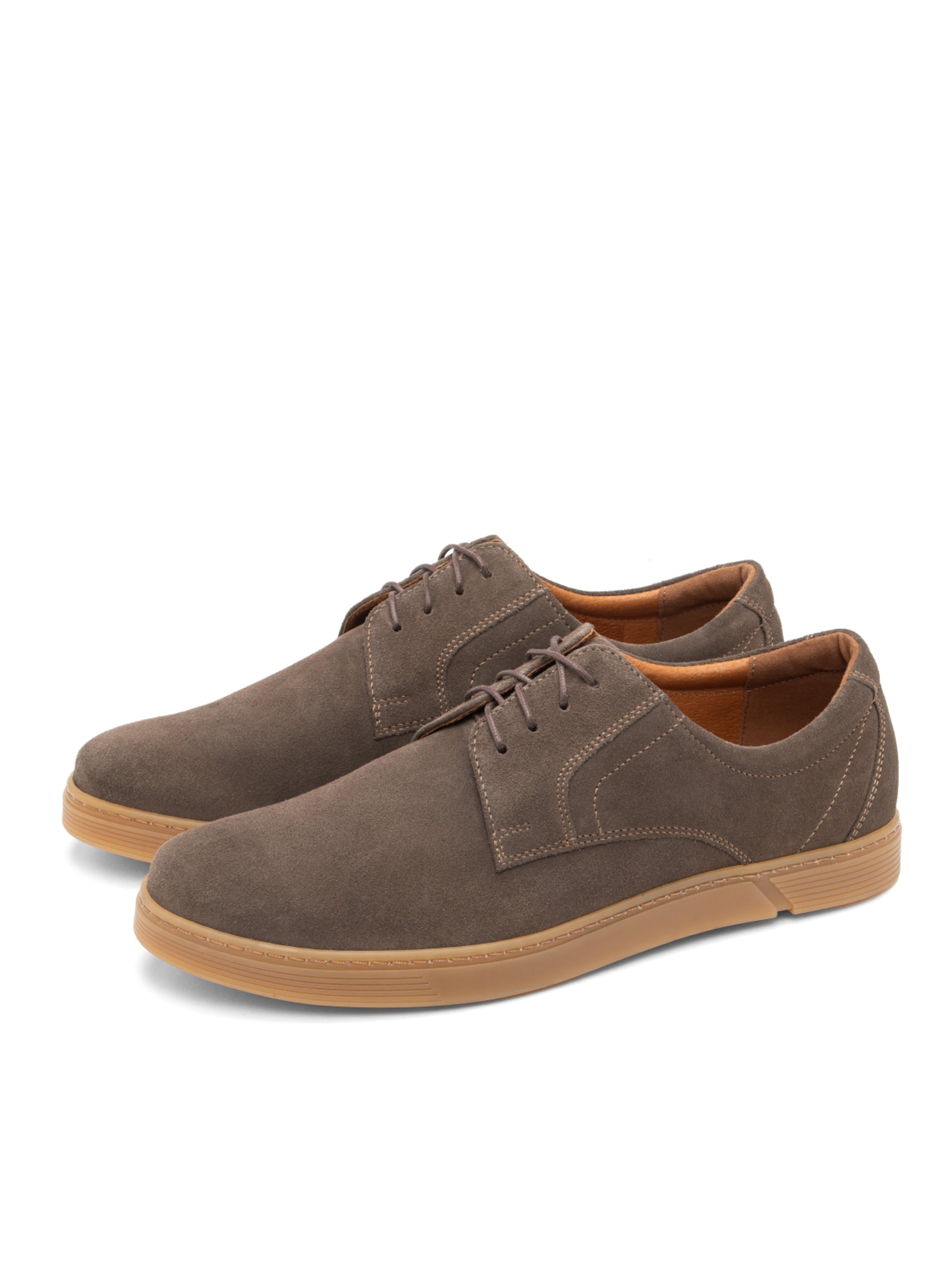 RYŁKO - Sapato com atacadores em castanho