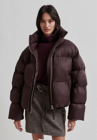 SECOND FEMALE Přechodná bunda 'Riya' – hnědá: přední strana