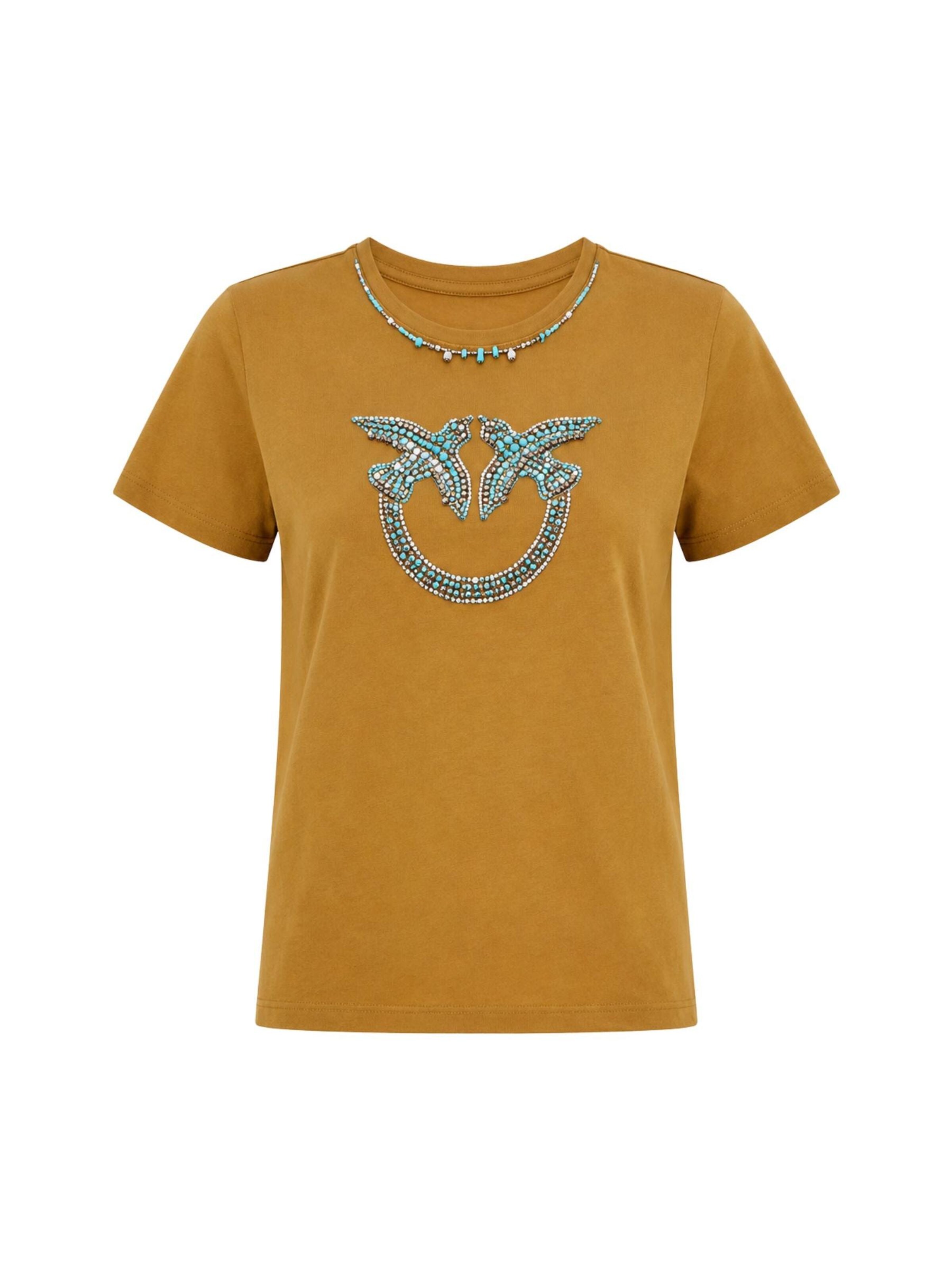 PINKO T-shirt i brun: framsida