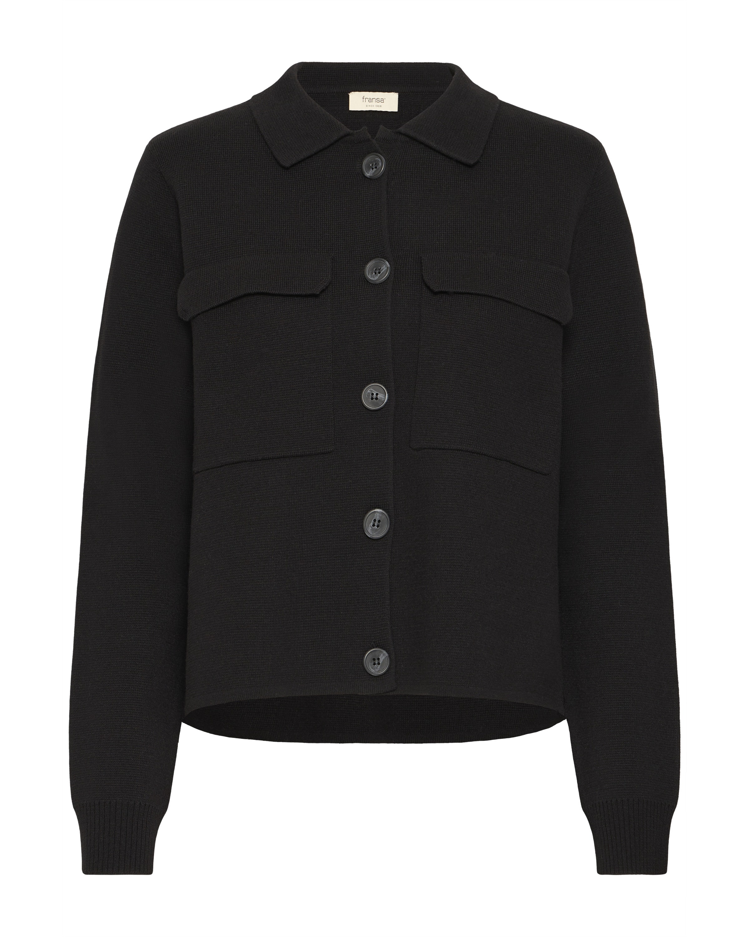 Cardigan Fransa en noir : devant