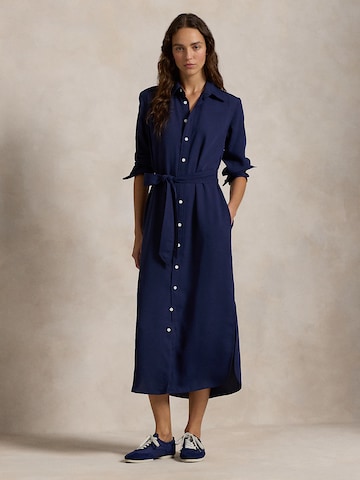 Polo Ralph Lauren Платье-рубашка в Синий: спереди