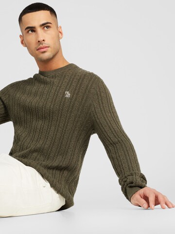 Abercrombie & Fitch Pullover 'HOLIDAY' in Grün