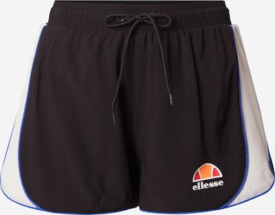 ELLESSE Pantalon de sport 'Yahtari' en bleu / orange / noir / blanc, Vue avec produit