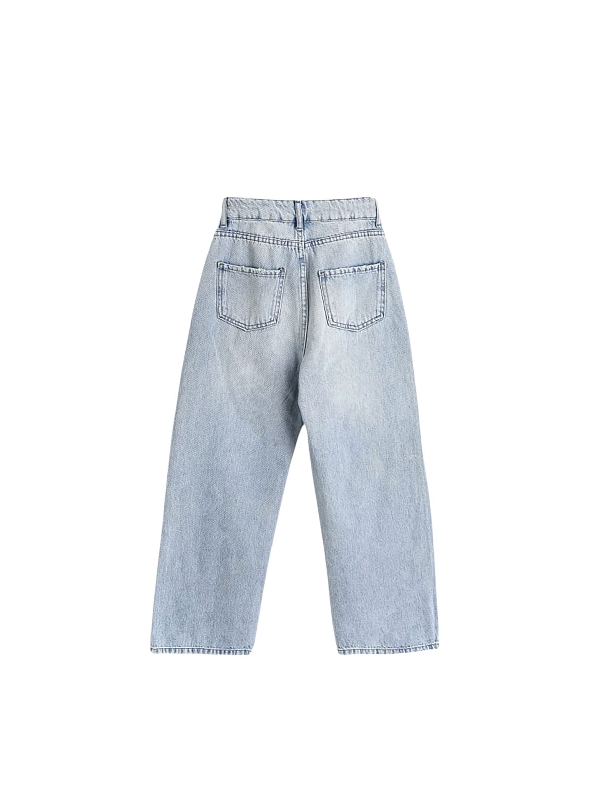 Solang Regular Hose Denim lässiger Schnitt in Blau