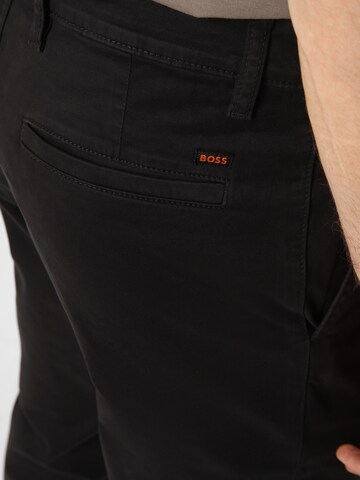 BOSS Orange Tapered Chino Pants in Black