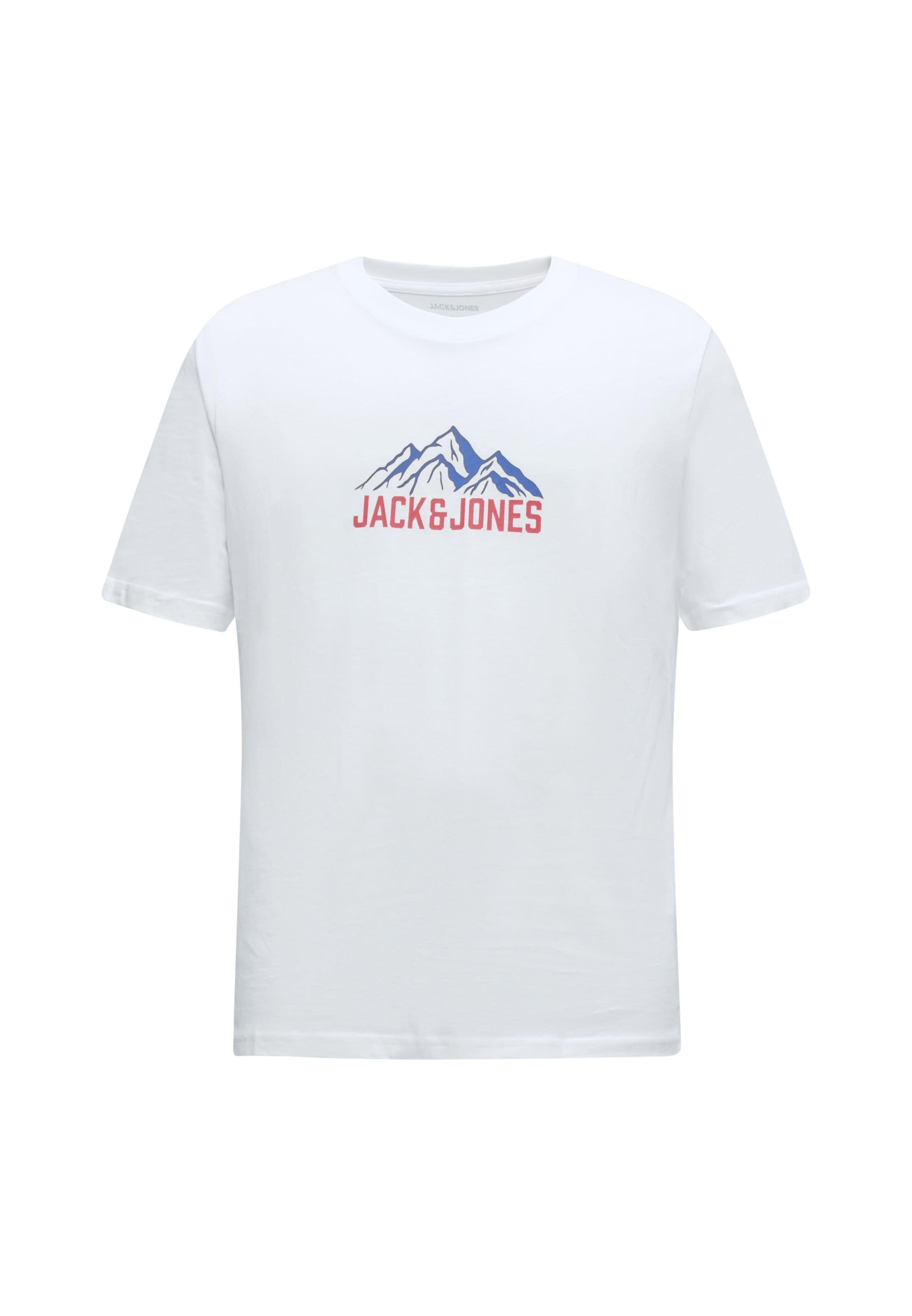 JACK & JONES - Camiseta 'JJROCHE' en blanco: frente