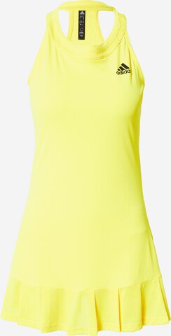 ADIDAS PERFORMANCE Sports Dress in Yellow: front